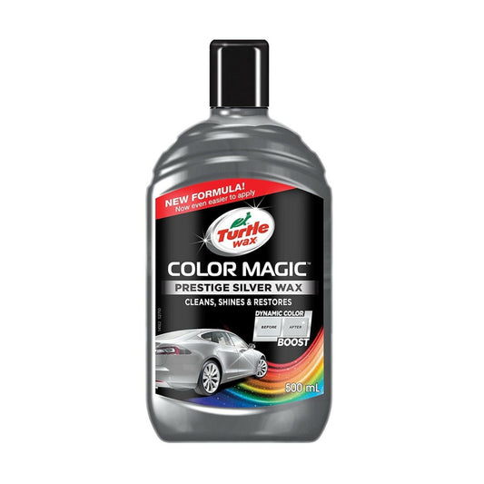 Turtle Wax Color Magic Silve Colour Car Paintwork Polish Restore Scratches 500ml