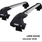 WingBar Edge (silver) Roof Bar Set to fit Land Rover Discovery Sport 2014-26