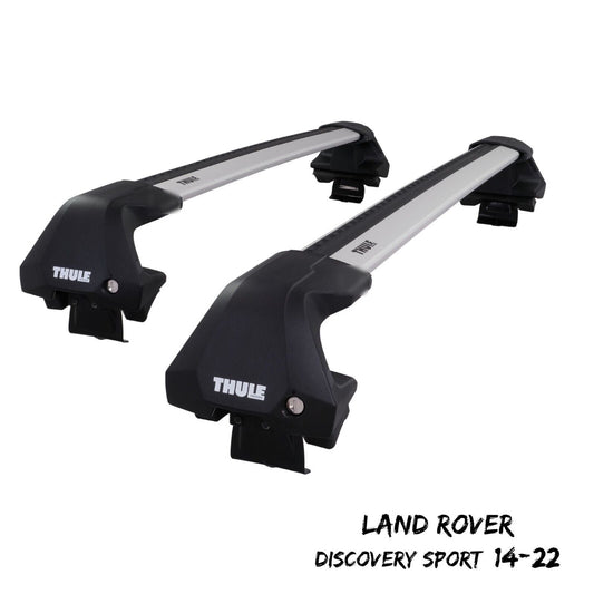 Thule WingBar Edge Silver Roof Bars Set to fit Land Rover Discovery Sport 14-22