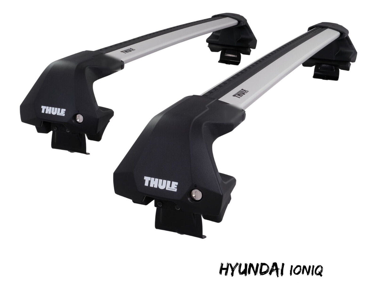 WingBar Edge (silver) Roof Bar Set for Hyundai IONIQ 5 5-Dr SUV 2021-26