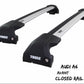 WingBar Edge (silver) Aluminium Roof Bars Set for Audi A6 Avant 2019-25 Flush (closed) Rails