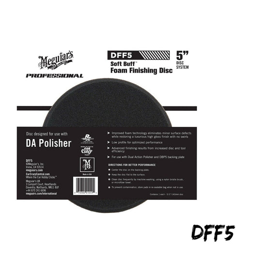 MEGUIARS DFF5 SOFT BUFF 5inch  FOAM FINISHING PAD  G220V2