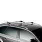 THULE - 9583 L WingBar Edge Silver Car Roof Bars 75 kg Open Rails Lockable Pair