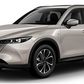 WingBar Edge (black) Aluminium Roof Bar Set for Mazda CX-5 Mk.2 2017-24 Flush Rails