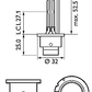 Philips D2S Longerlife 85V 35W 85122SYC1 Xenon Car Headlight Bulb PK32d-2