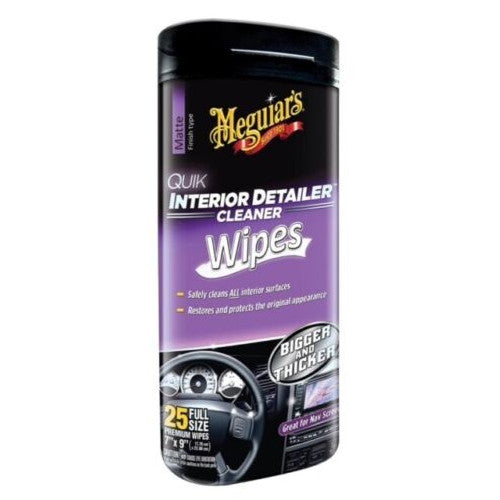 NEW Meguiars Quik Interior Detailer Wipes 30pk