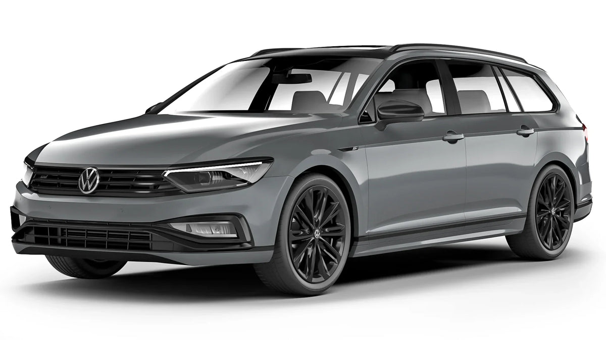 WingBar Edge (black) Roof Bars | VW Passat Estate 2015-22 | Flush Rails