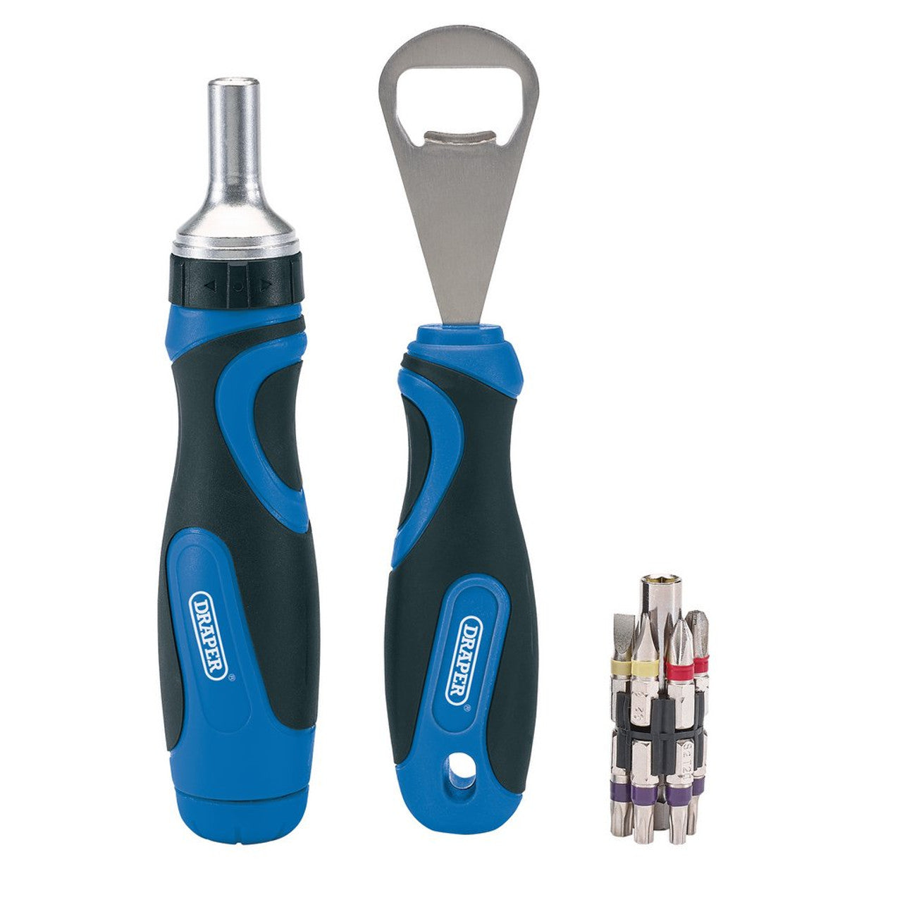 NEW Draper 04774 Ratchet Screwdriver & Bottle Opener Set in Christmas Gift Box