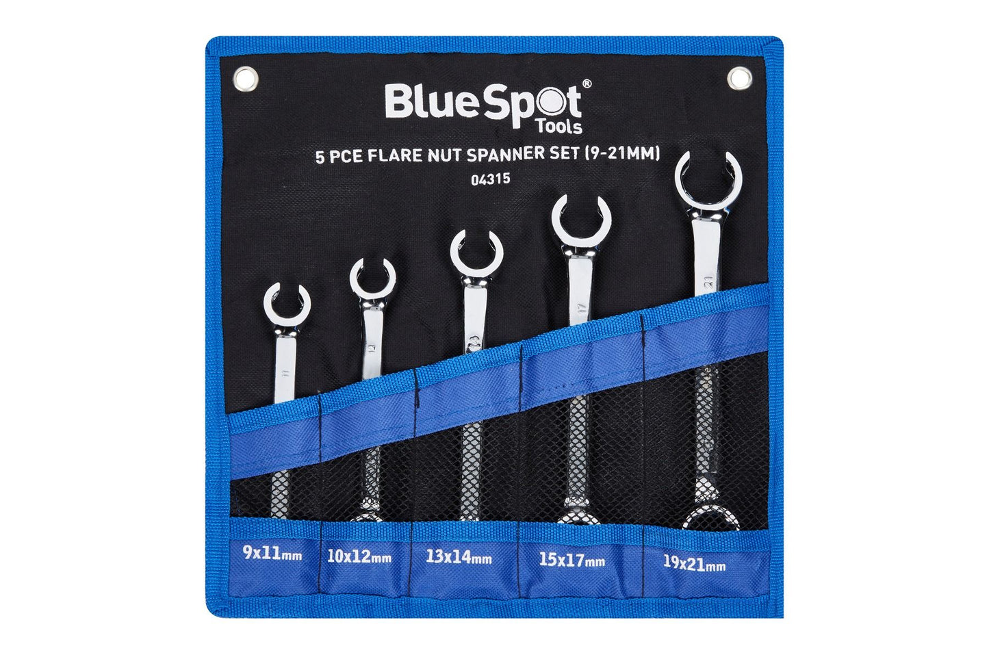 5 PCE Flare Nut Spanner Set (9-21mm)