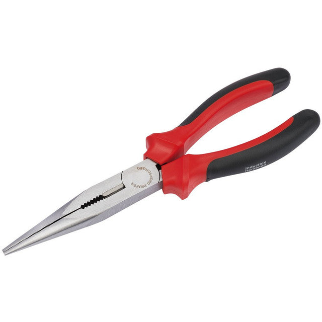 Heavy Duty Long Nose Pliers with Soft Grip Handles, 200mm (68300)