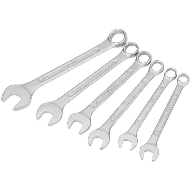 Draper Redline Metric Combination Spanner Set, 10 - 17mm (6 Piece) (68479)