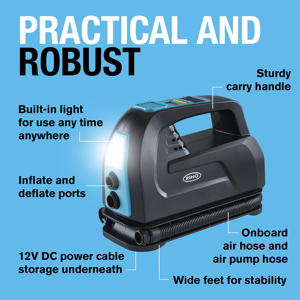 Ring - 2 in 1 Digital Air Pump and Inflator