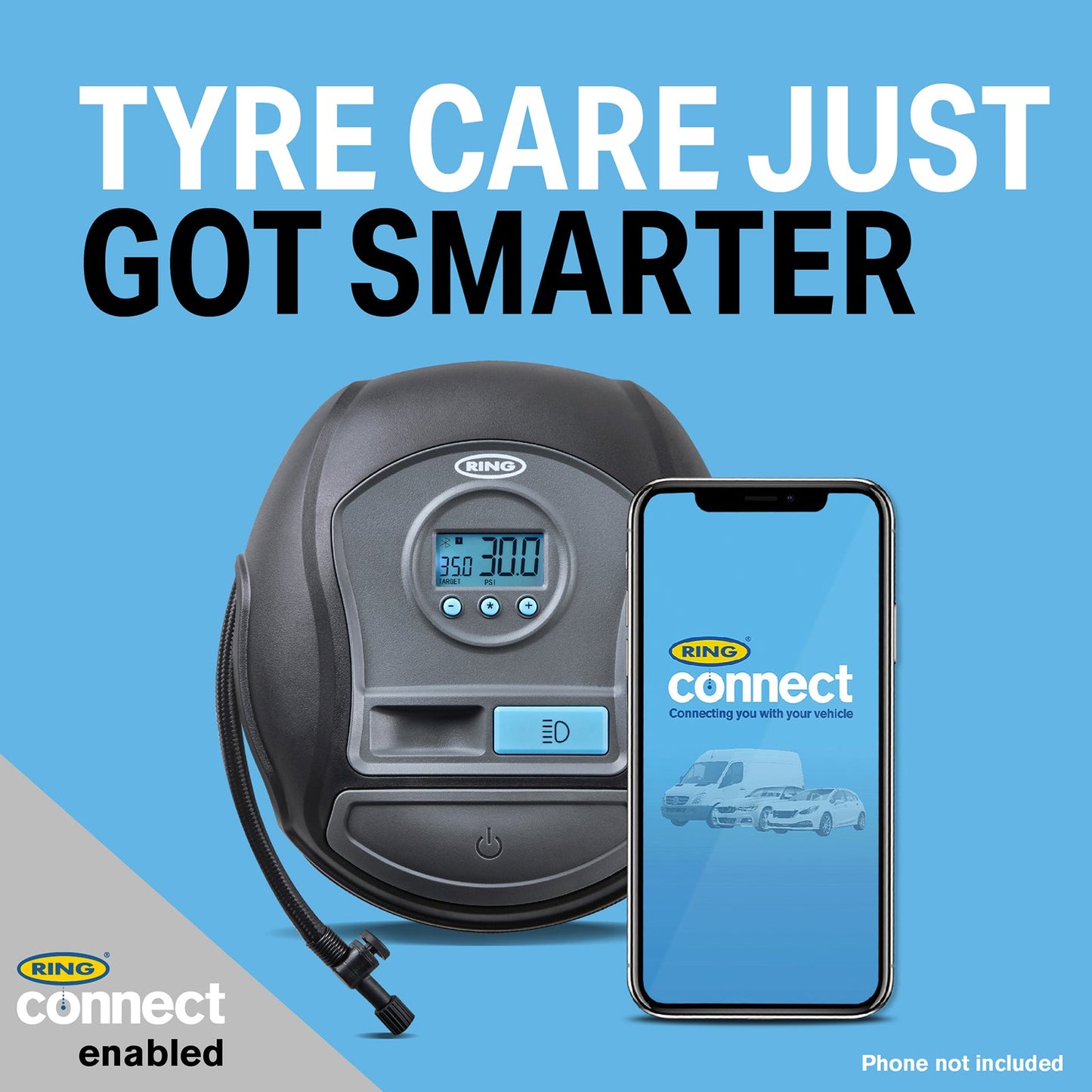 Ring - Smart Digital Tyre Inflator