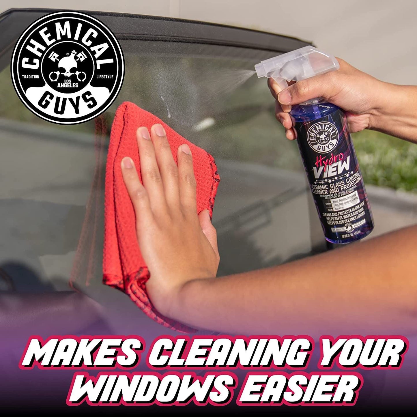 HYDRO VIEW GLASS CLEANER & CERAMIC COATING (16 OZ)