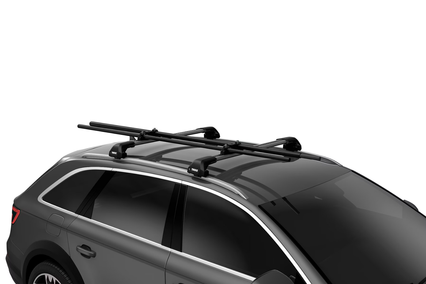 Thule JawGrip Kayak Canoe Paddle Oars Carrier for Roof Rack Bars 856000