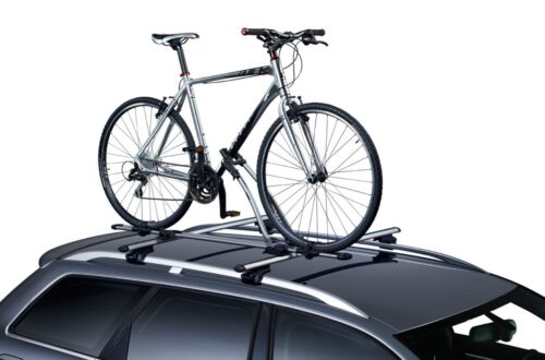 Thule FreeRide 532010 Twin Pack Roof Mount Cycle Carrier Rack, T-Track + Locks